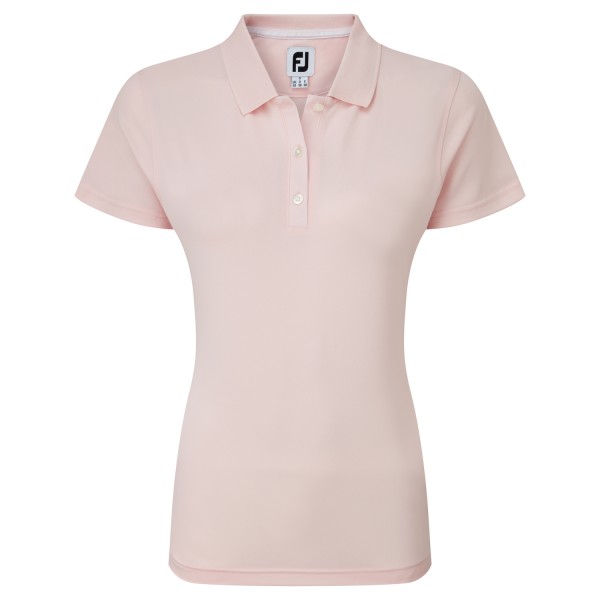 Footjoy Stretch Pique Solid Polo Damen lachs