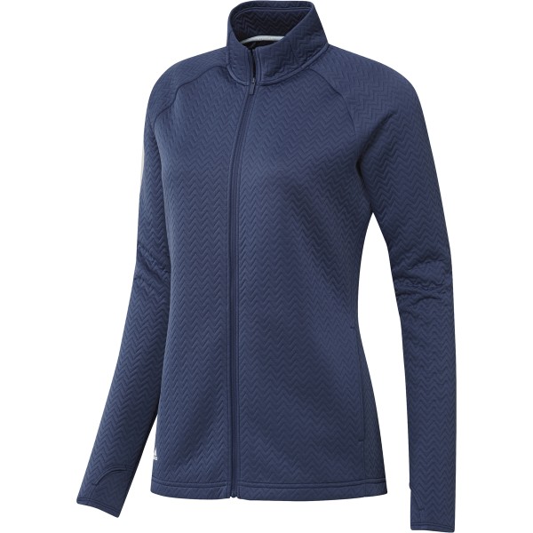 adidas Texture Full-Zip Jacke Damen blau
