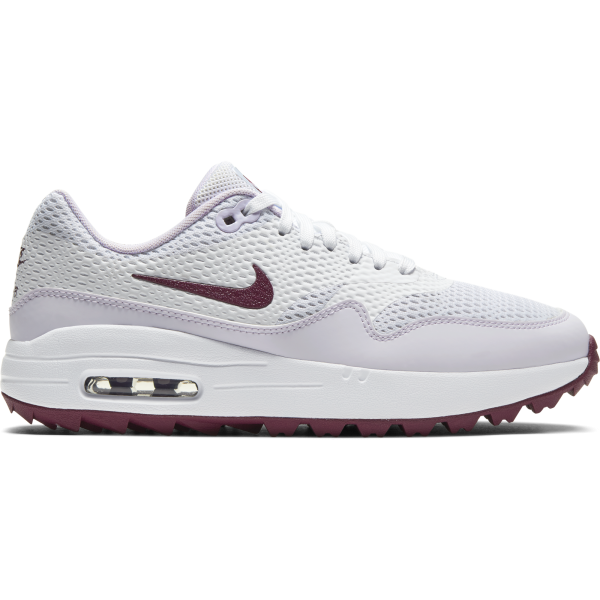 Nike Air Max 1G Textil Golfschuh Damen weiß/rot