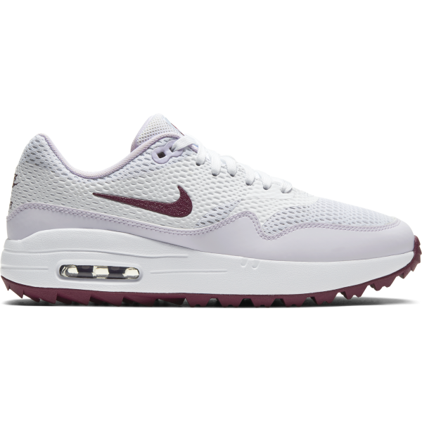 Nike Air Max 1G Textil Golfschuh Damen weiß/rot