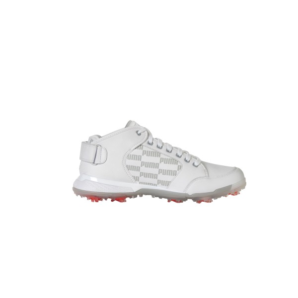 Puma PROADAPT Mid Golfschuhe Herren weiß/grau