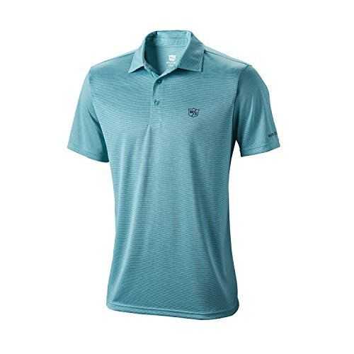 Wilson Staff WS Strips Polo Herren grün