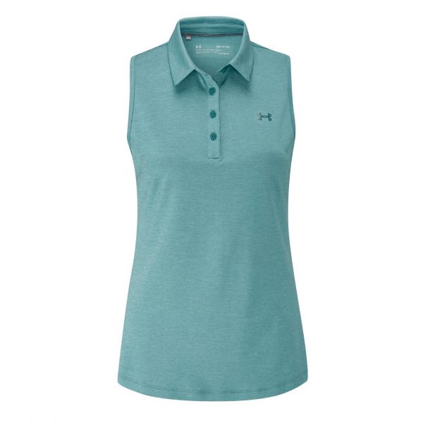 Under Armour Zinger SL sleeveless Polo Damen türkis