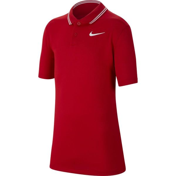 Nike Dri-Fit Victory Polo Jungen rot