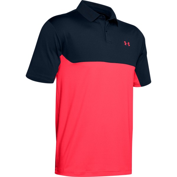 Under Armour Performance Polo 2.0 Colorblock Herren navy/rot