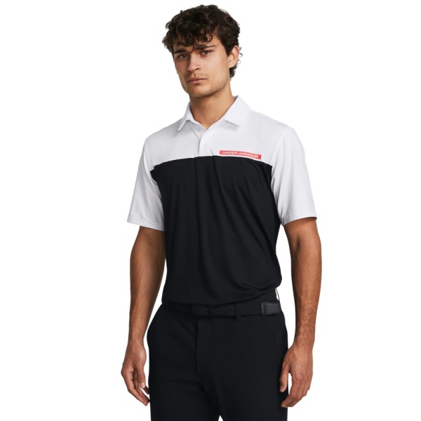 Under Armour Tee To Green Polo Herren S weiss/navy/lime