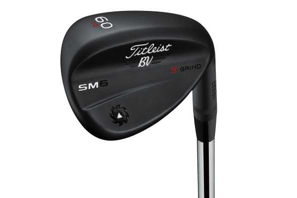 Titleist Vokey Design Spin Milled SM6 Jet Black Wedge Linkshand