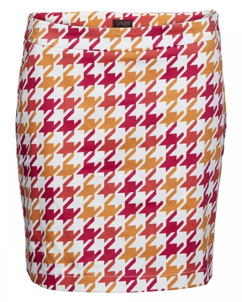 Girls Golf Pink Houndstooth's Skort Damen