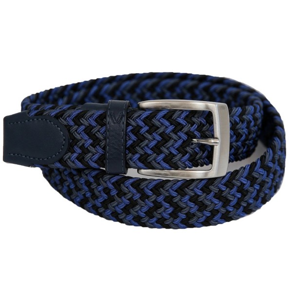 Alberto Gürtel Multicolor Braided Herren dunkelblau