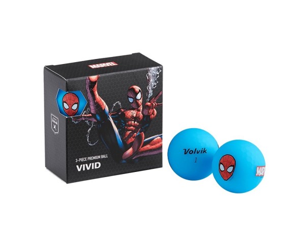 Volvik Vivid Marvel Collection 4 Ball Box - Spider Man