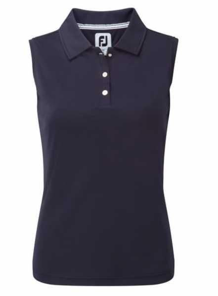 Footjoy Interlock Polo Damen sleeveless navy