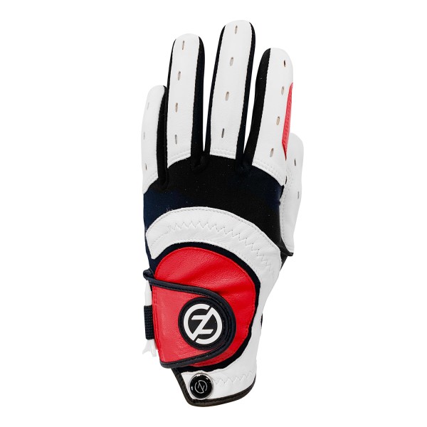 Zerofriction Xtreme Cabretta Handschuh Herren linke Hand rot/weiss/schwarz