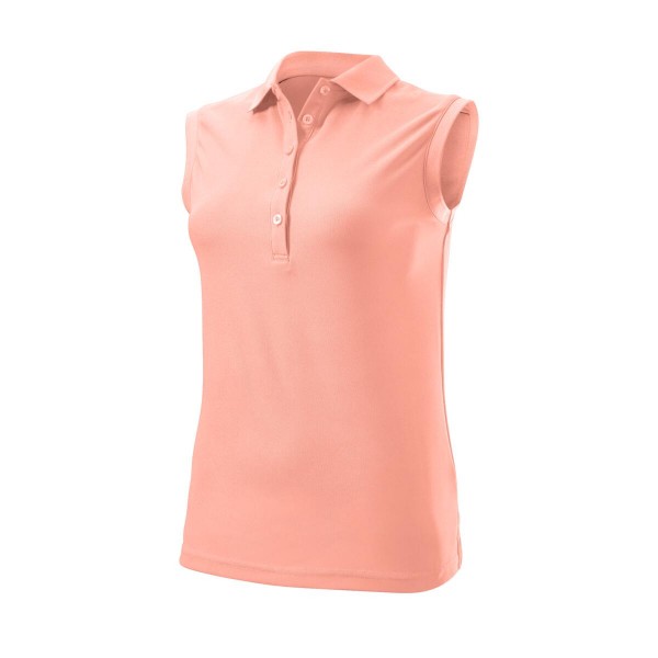 Wilson Staff Authentic Sleeveless Polo Damen pink