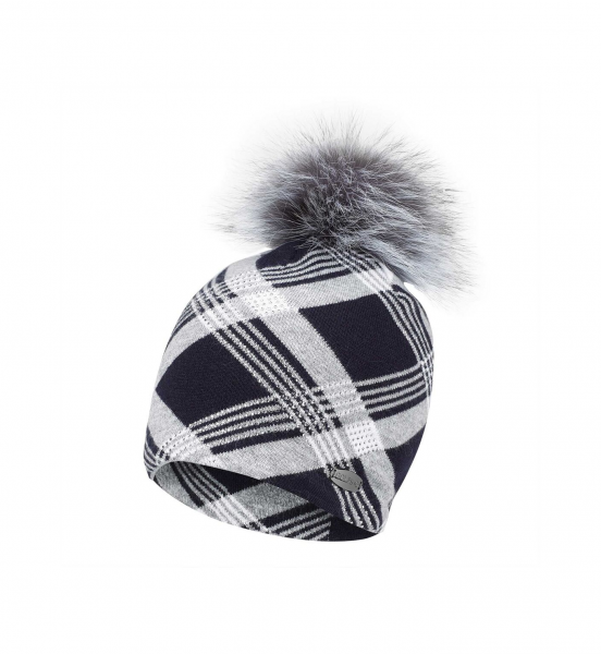 Golfino Silver Touch Mütze Damen navy