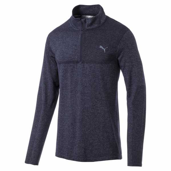 Puma Evoknit 1/4 Zip Layer Herren blau