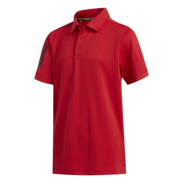 adidas 3 Stripe Polo Junior