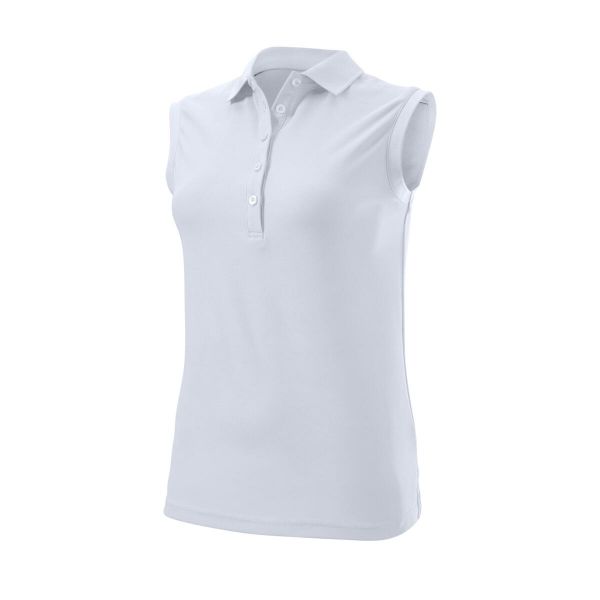 Wilson Staff Authentic Sleeveless Polo Damen weiß