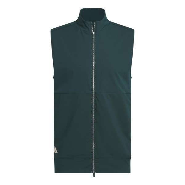 adidas Tour Weste Herren S dunkelgrün/weiß