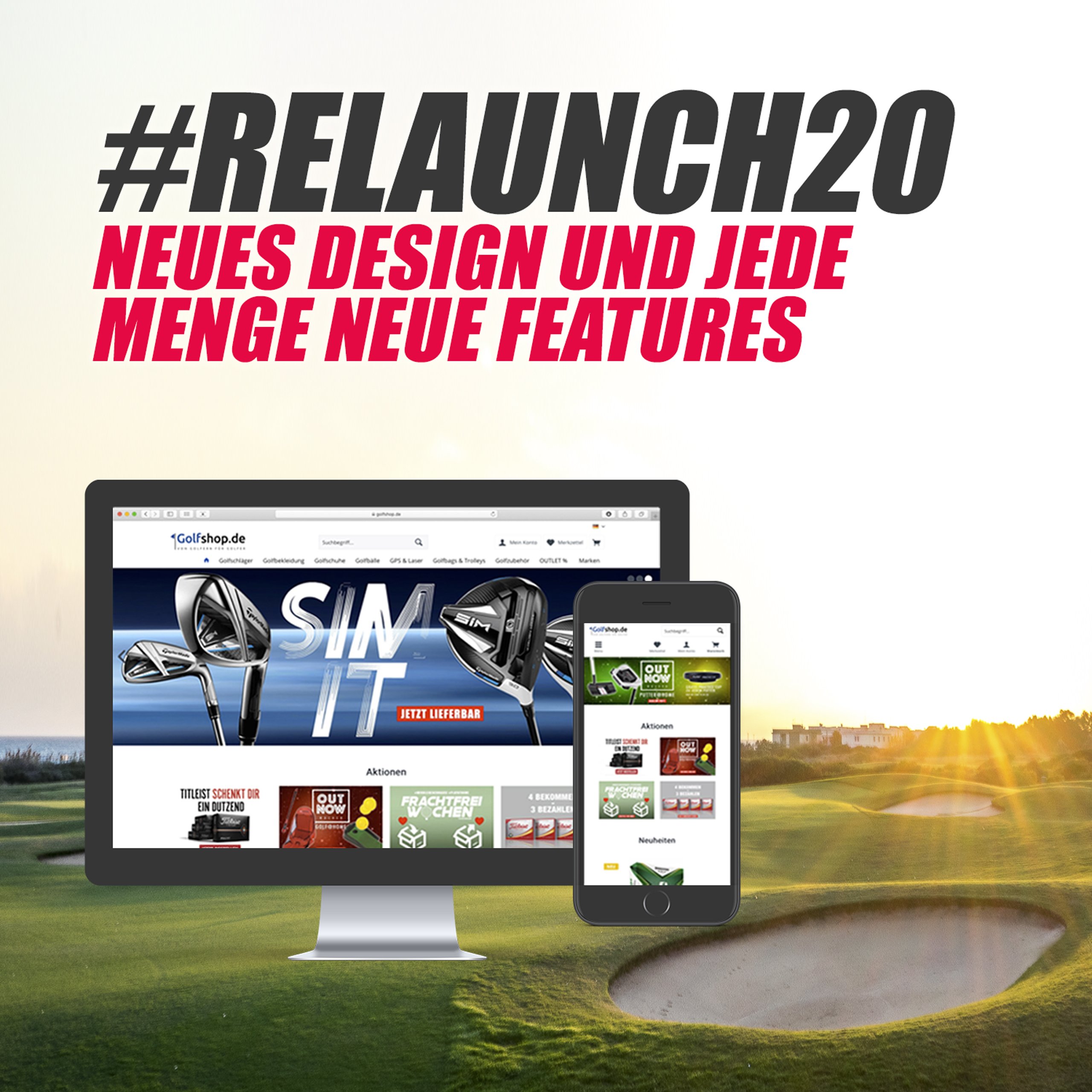 RELAUNCH20 News Golfshop.de