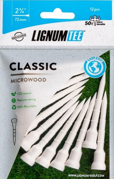 Lignum Tees 12Stk. weiß