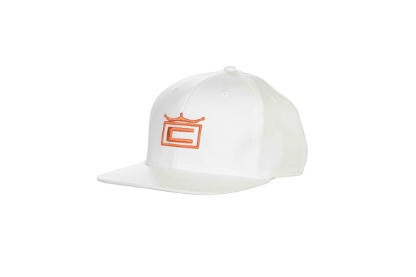 Cobra TOUR CROWN 110 Cap weiß/orange