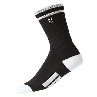 Footjoy ProDry Crew Socken Junior schwarz-weiß