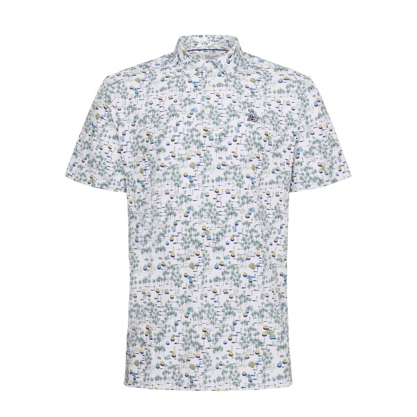 Original Penguin PETE IN THE PARK PRINT Polo Herren