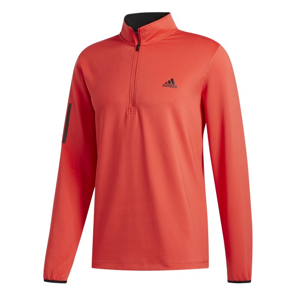 adidas 3-Stripe midweight Layering Pullover Herren rot