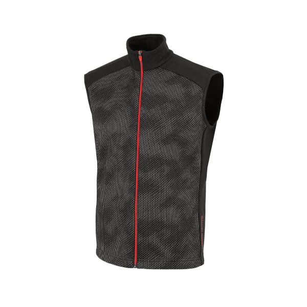 Galvin Green DIAZ Insula Full-Zip Bodywarmer Herren schwarz/rot