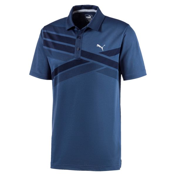 Puma Alterknit Texture Polo Herren navy