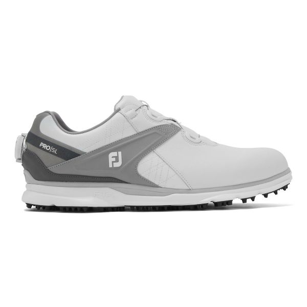 Footjoy PRO SL BOA Golfschuh Herren weiß/grau
