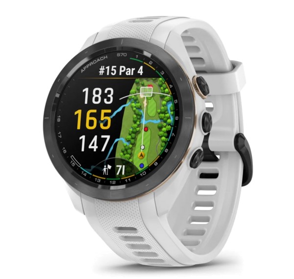 Garmin Approach S70 GPS Entfernungsmesser Uhr weiß