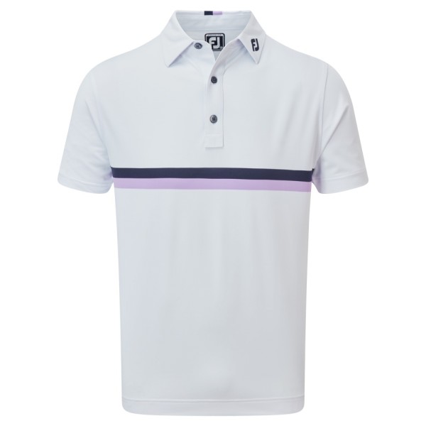 Footjoy Double Chest Band Pique Polo Men