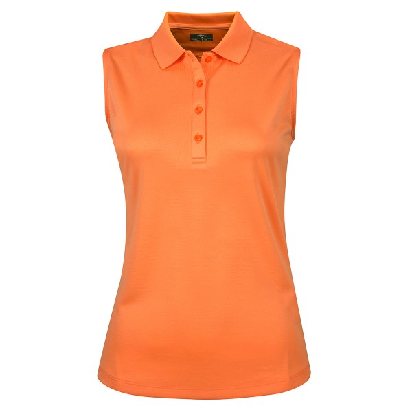 Callaway Mouwloze Gebreide Polo Dames