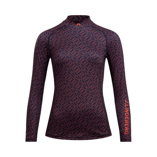 J. Lindeberg Asa Print Soft Compression Top Damen