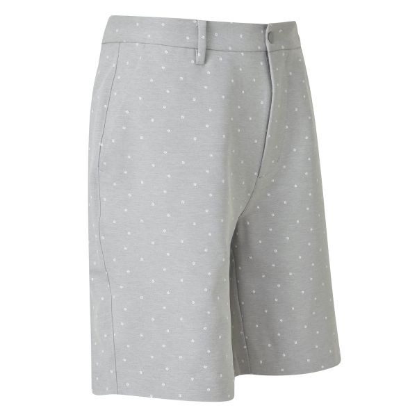 Footjoy Print Short Herren grau/weiß