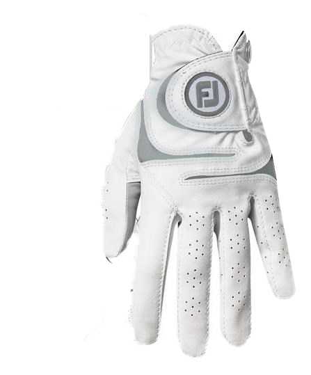 Footjoy Weathersof Handschuh Damen weiß/grau