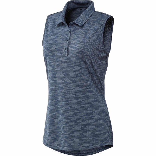 adidas SpaceDye sleeveless Polo Damen