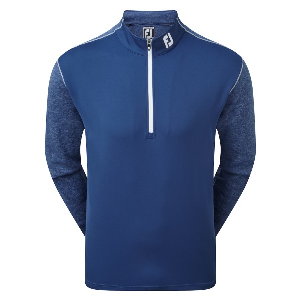 Footjoy Tonal Heather Chill-Out Pullover Herren blau