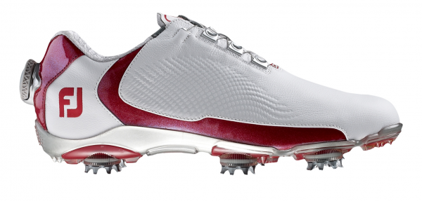 Footjoy Dryjoys Next Advancement BOA Golfschuh Damen weiß/rot