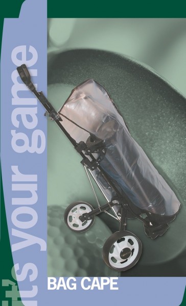 Golfers Club Collection Clear Bag Cape Raincover