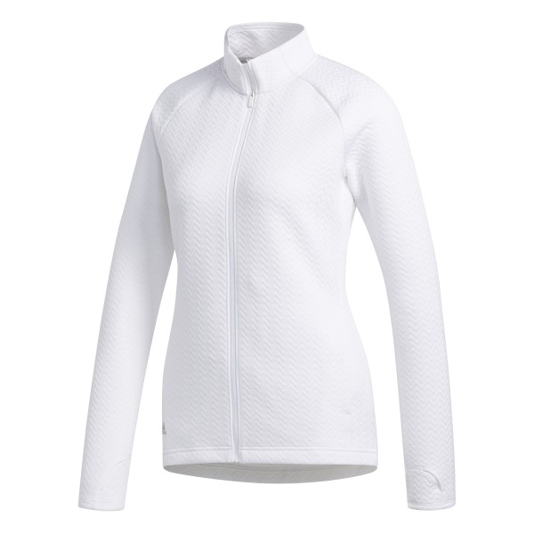 adidas Texture Full-Zip Jacke Damen weiß