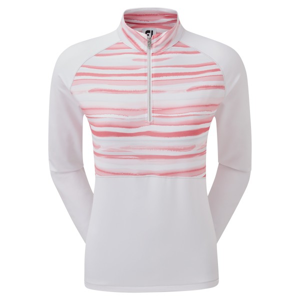 Footjoy Half-Zip Jersey Watercolour Sweater Ladies