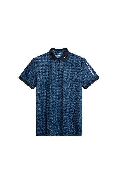 J.Lindeberg Tour Tech Print Polo Herren