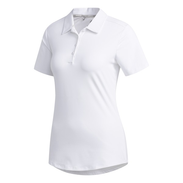 adidas Ultimate365 Shorts Sleeve Polo Damen weiß