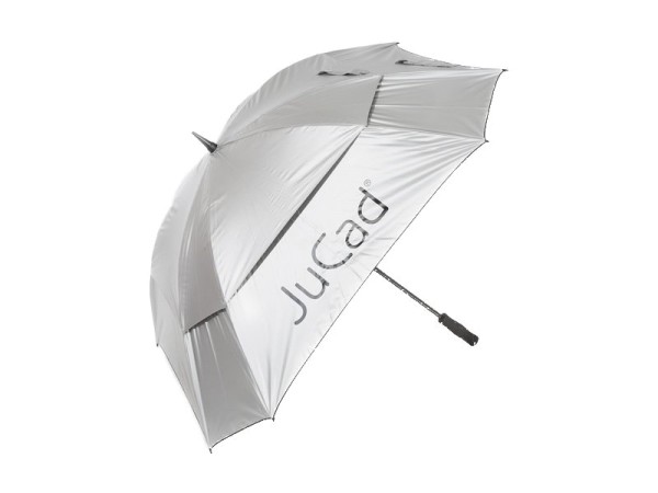 JuCad Windproof Regenschirm silber