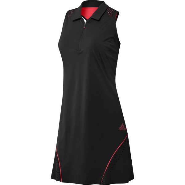 adidas Perforated Color Pop Kleid Damen schwarz