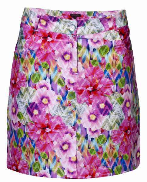 Girls Golf Flower Power Belt Rock Damen pink